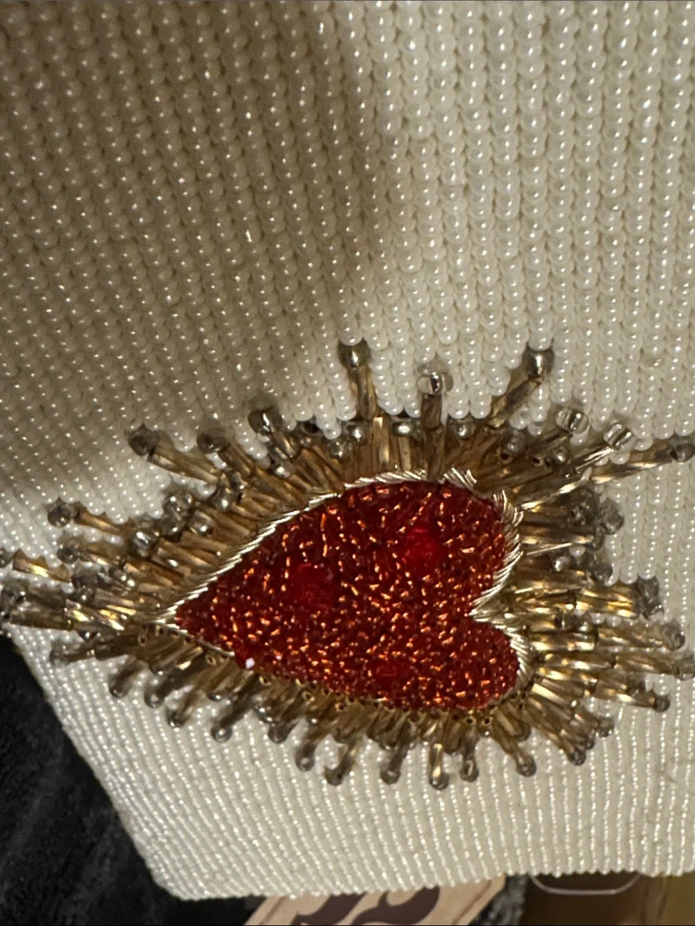 Mary Frances hand beaded